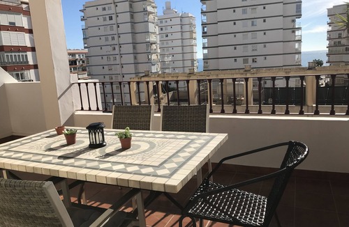 Torre del Mar Apartment | Excellent penthouse near the sea with views. Parking & terrace
