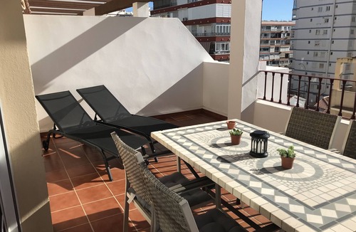 Torre del Mar Apartment | Excellent penthouse near the sea with views. Parking & terrace