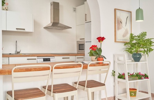 Los Llanos Apartment | Frontline Vacation Home A86 2: Sea Views, Shared Pool & Wi-Fi