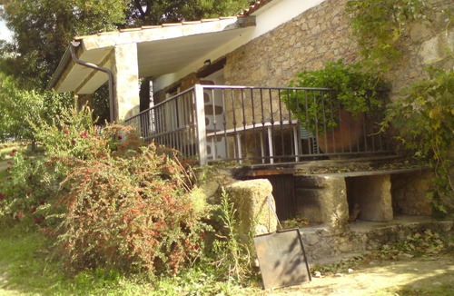 Villamiel House | Full rental house located in the countryside, porch outside with barbecue