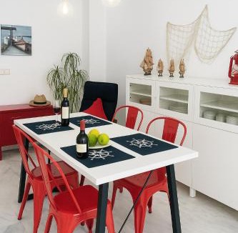 Ciudad Universitaria Apartment | Gran terraza con vistas al mar, piscina y parking privado