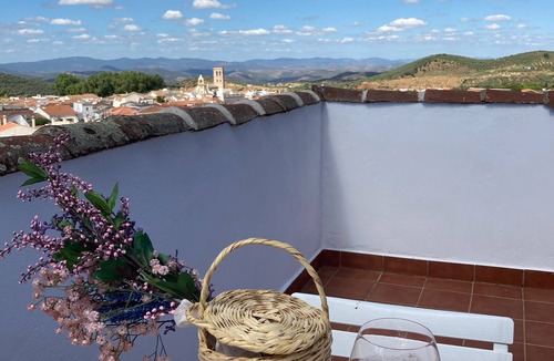 Guadalcanal House | House with fireplace with the best views of Sierra Morena