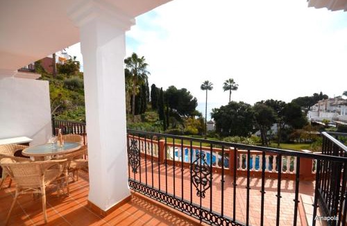 Urbanizacion Ladera del Mar Apartment | La Amapola, a Little Oasis with Sea View, Pool & Terrace in Nerja