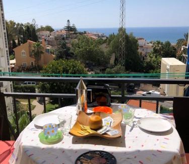 La Cala del Moral Apartment | Lovely studio with seaview 700m from the beach