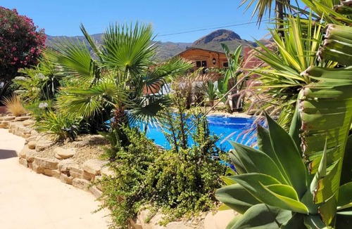 El Cortijo Grande Villa | Lovely villa with natural style swimming pool, fab outside area with great views