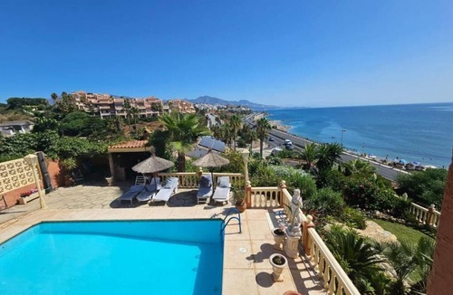 El Faro Villa | Luxury Andalusian Villa Panoramic Mediterranean Sea Views Private Pool Gardens