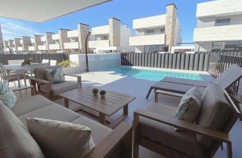 Torre-Pacheco Villa | LUXURY VILLA ALMENDRO 8 WITH PRIVATE HEATED POOL AT SANTA ROSLIA RESORT by PREMIUM SPAIN PROPERTIES