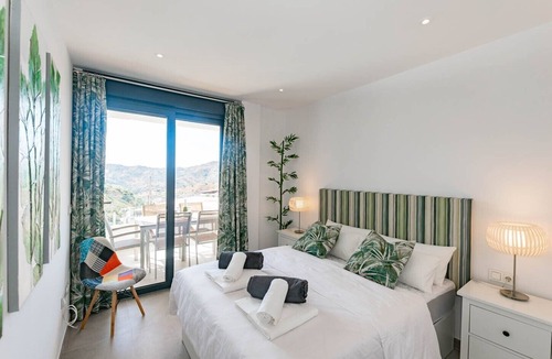Competa Apartment | Modern Apartment in Cómpeta I with Mountain View, Wi-Fi & Terrace