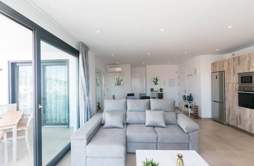 Competa Apartment | Modern apartment in Competa with Mountain View, Shared Pool & Wi-Fi