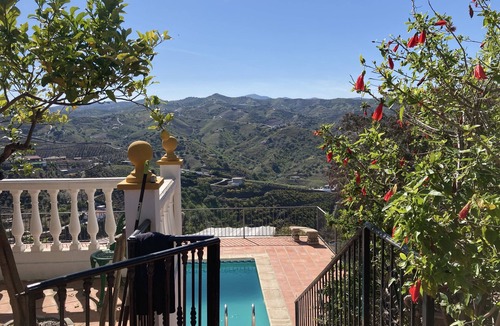 Iznate House | Nice country house with pool, stunning views and walking distance to the village