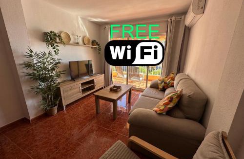 Rincon de la Victoria Apartment | Nonna Beach Apartment Two-Bedroom Sea Views 50 m from the Beach Wifi