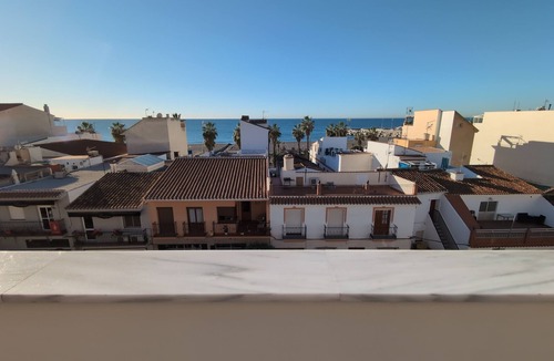 Caleta de Velez Apartment | Penthouse El Carmelo New, Modernly Furnished with Huge Terrace < 50m from Beach