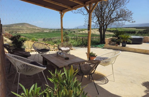 Orce House | Private cave house with mountain views and a spa in rural Granada
