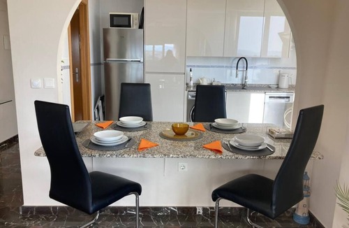 Isla Plana Apartment | RDV03- 2 Bed 2 Bath Frontline Beach Rosas de Los vientos, Isla Plana