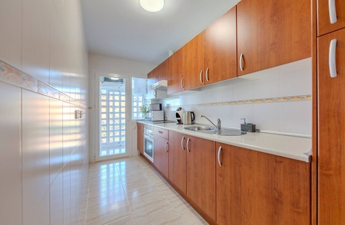 Almerimar Apartment | Rincón De Almerimar Palm Beach Golf Apartment with Pool, Wi-Fi, Air Conditioning