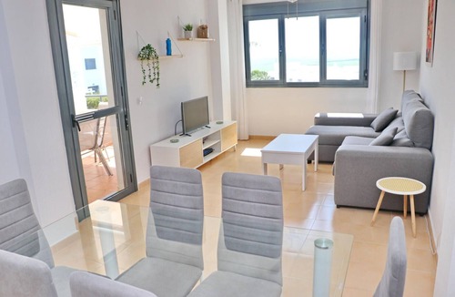 Conil de la Frontera City Center Apartment | Rio Salado apartment in a residential complex with swimming pool