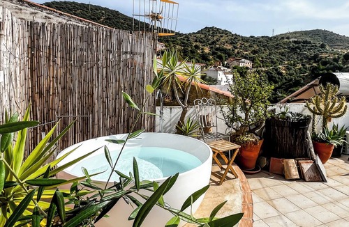 Casabermeja House | Rooftop Bath, Art & Panoramic Views Near Málaga
