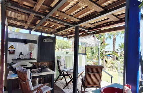 Tarifa Ski Chalet | Self-catering, ocean views, walk to beaches. BBQs, secure parking, set in nature