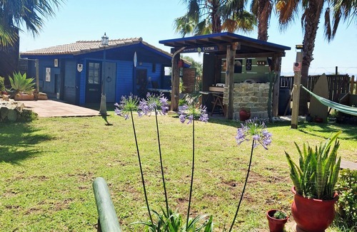 Tarifa Ski Chalet | Self-catering, ocean views, walk to beaches. BBQs, secure parking, set in nature