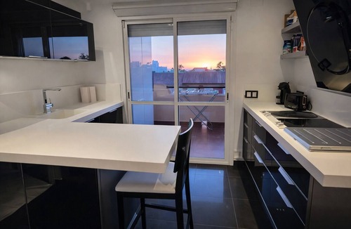 Rota Apartment | Spectacular Penthouse, authentic 1st line beach, 70 m2 terrace