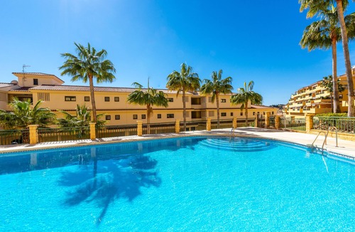 Torrequebrada Apartment | 'Spectacular View Apartment' with Sea View, Terrace, Shared Pool & Wi-Fi