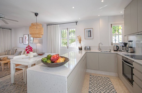 Oasis del Capistrano Apartment | Stay in tropical garden within walking distance to sea and Nerja town