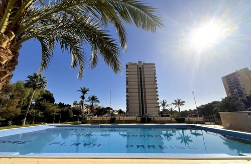 Aguadulce Apartment | Studio Apartment 'Paraiso, Sea Views, Pool' with Shared Pool and Sea View