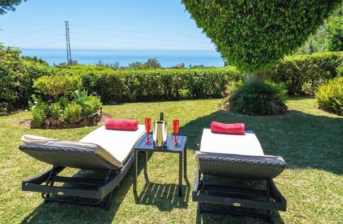 Mijas Villa | Stunning, family-friendly private villa with pool, sunny garden & sea views