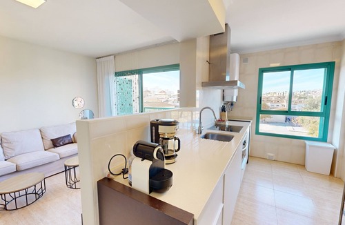 Torre del Mar Apartment | Sunny apartment 500m from the sea with 80m2 private terrace,