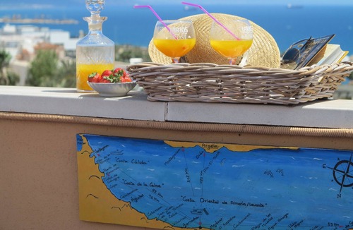 Mojacar Apartment | TOP PENTHOUSE *: Luxury, Terrace 360 ° view, Sea, Mountains, Golf, Free Wifi, BBQ!