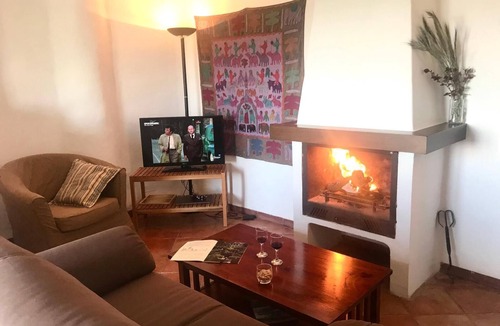Pitres Apartment | Two bedroom apartment with terrace and fireplace (3 guests)