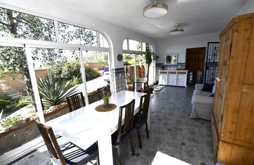 Felix House | Vacation home with a pool for up to 14 people in Felix, Almería, Spain. View from the sea.