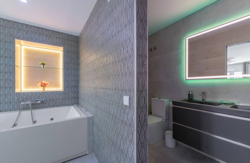 Carratraca Bed & Breakfast | Valeria Room: Double Whirlpool Bath, Mountain Views