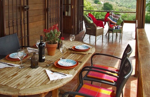 Sedella Villa | Villa Casa de Madera with Pool, Wi-Fi, A/C, Terrace & Garden