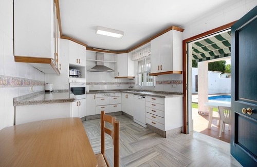 Poblado de Sancti Petri House | Villa Virgen del Camino by the Beach with Pool, Terrace, and Garden
