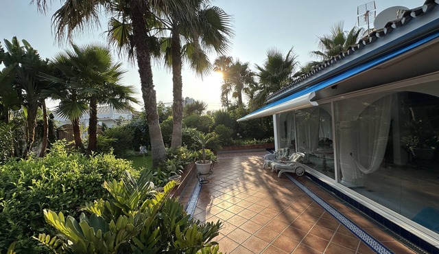 1st beach line/vacation home with private beach access and 2nd terrace facing the sea