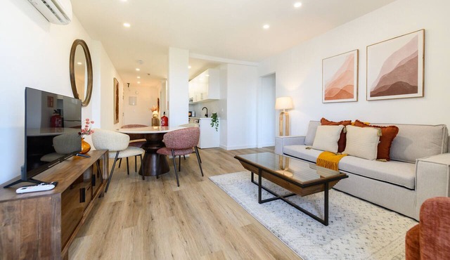 2-bedroom, 2-bathroom flat near the Bernabéu