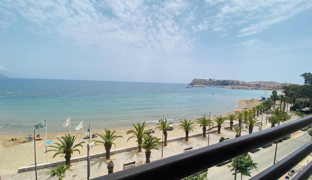 A step away from the beach, first line, incredible views brand new!
