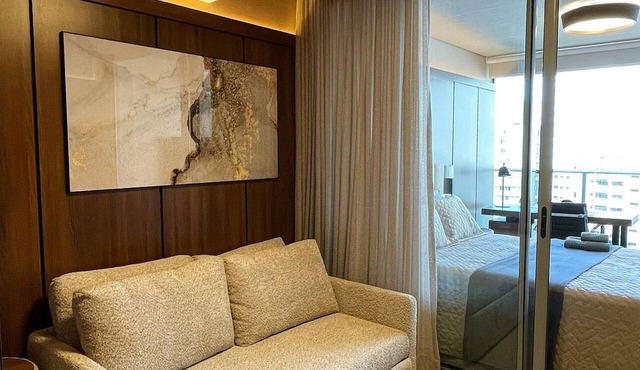 Air conditioning, pool, bed linens and towels in São Paulo