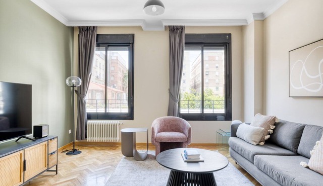 Amazing Almagro 2BR+terrace, in the heart of Madrid, by Blueground