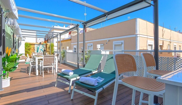 Amazing penthouse with terrace in city center. Mercado Central T