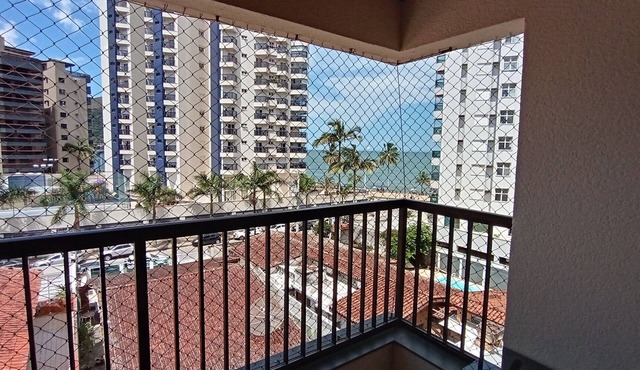 Beachfront apartment, Martin de sa beach in Caraguatatuba