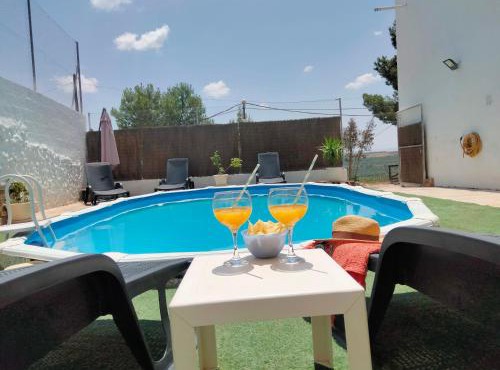 Casa Cueva Sol con chimenea y piscina privada