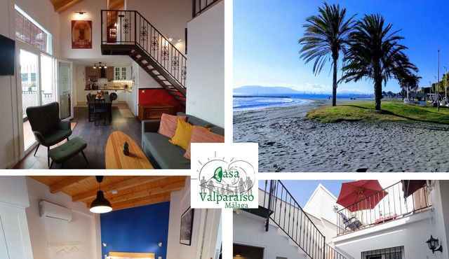 Casa Valparaíso Málaga, 350m to the beach, barrier-free, family-friendly