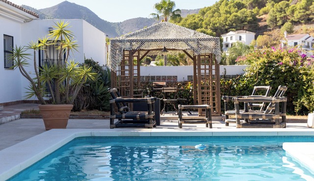 Charming villa with pool, views and unique style.