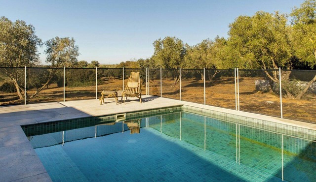 Contemporary design villa in Andalusian nature