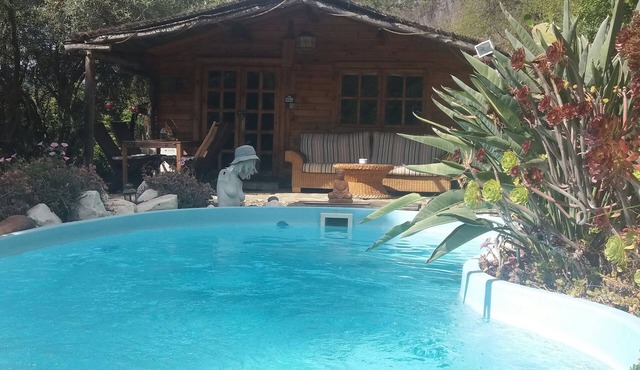 Cosy Wooden Cabin with private pool ideal for romantic retreat