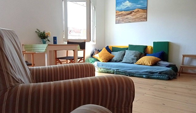 Cozy and bright Eco.studio near the historic center and the beach in Gijón