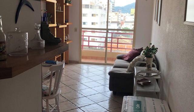 Cozy apartment - Enseada Beach – 2 bedrooms, air conditioning, sleeps up to 6 people in Guarujá