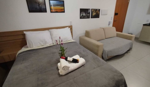 Cozy studio 2 km from Savassi. The best accommodation location in BH in Belo Horizonte